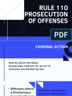 Rule 110 Prosecution of Offenses (Updated)