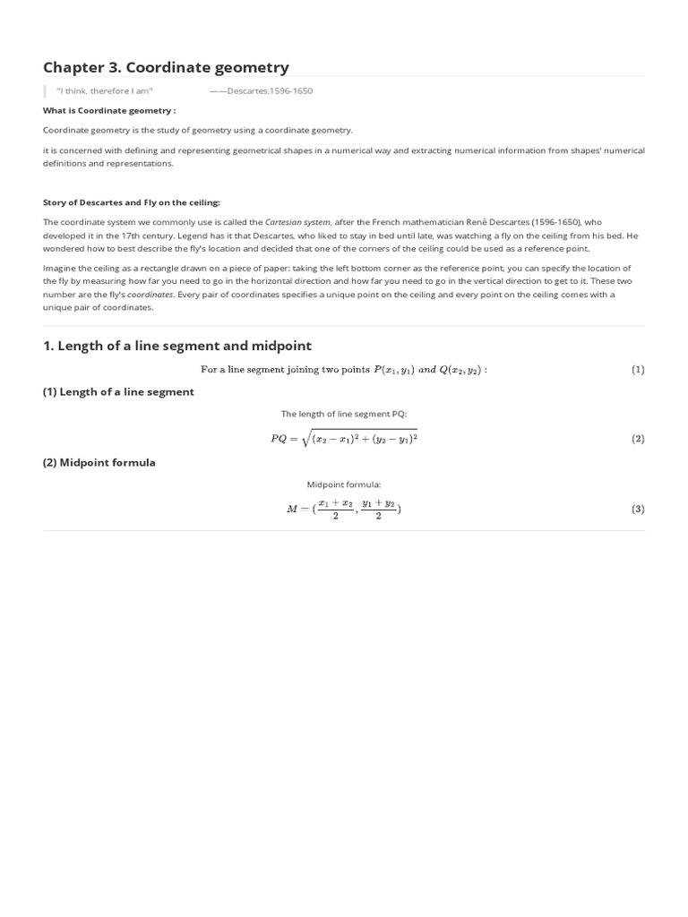 Chapter 3. Coordinate Geometry PDF