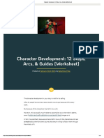 Character Development - 12 Steps, Arcs, - Guides (Worksheet)