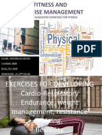 Fitness & Exercise Management Unit 2