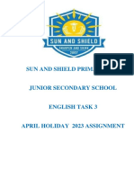 English Task 3 Assignment