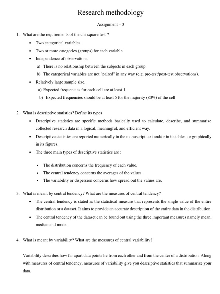 Assignment 3 Research Methodlogy 20040621068 PDF | PDF | Statistics ...