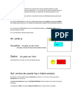 La Diferencia Entre El Dativo y Acusativo en Las Preposiciones Que Aqui Siguen Es