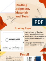 1.1 Drafting and Drawing Equipment Materials and Tools