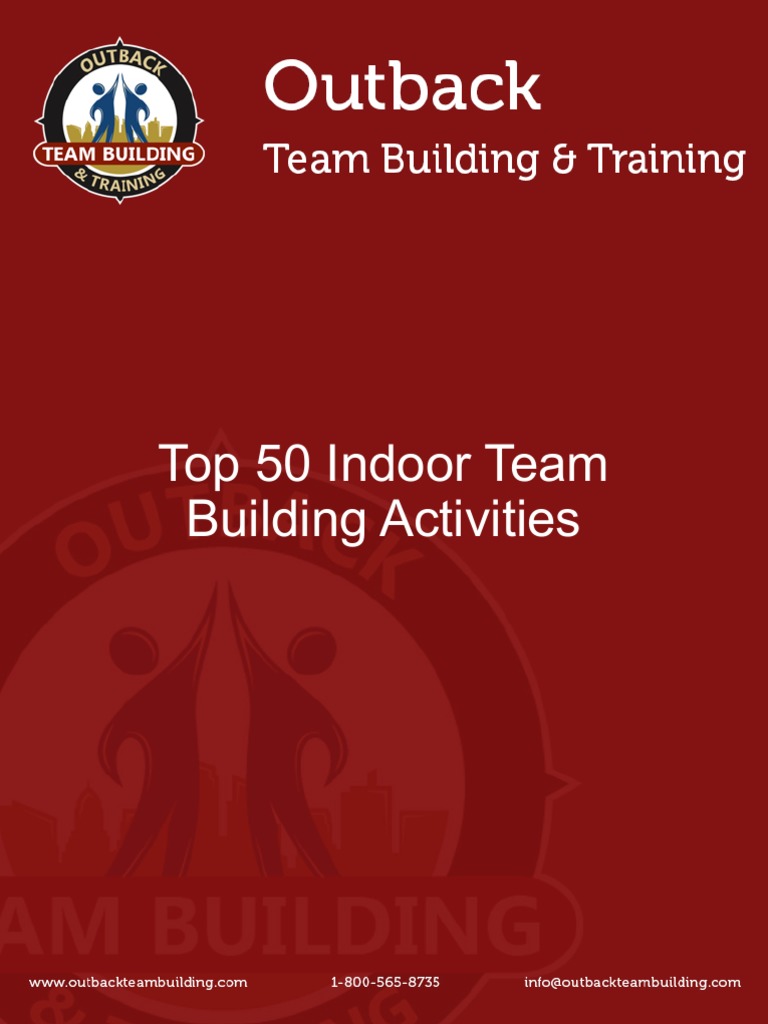 Top 50 Indoor Team Building Activities | PDF