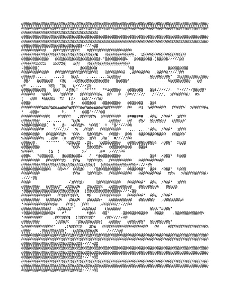 Introducción al ASCII Art | PDF