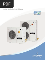 Outdoor Condensing Unit - ZX Range: Application Guidelines | PDF