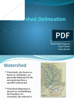 Watershed Delineation