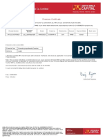 Premium certificate for tax deduction under section 80D