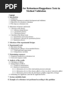 Download Robustness and Ruggedness in Analytical Method Validation by iabureid7460 SN6442334 doc pdf