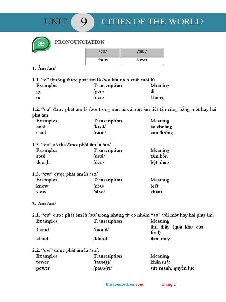Unit 9 - English 6 (Global Success) | PDF