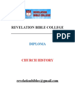 Diploma - Church History Module