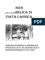 Perioada Interbelica Si Viata Casnica