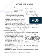 Nutrition in Amoeba and Paramecium