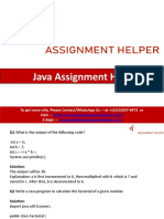 Java Assignment Help