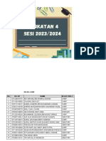 Pemberitahuan Kelas Tingkatan 4 2023