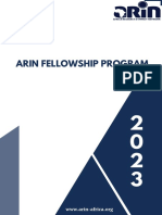 ARIN Fellowship PROGRAM 2023