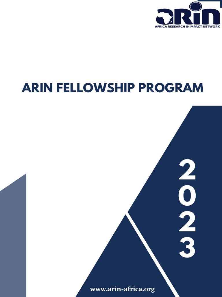 ARIN Fellowship: Empowering African Researchers | PDF | Mentorship ...