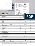 FUSO Canter Technische Daten PDF