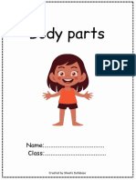 Body parts worksheets