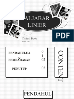 Membandingkan Dua Buku Aljabar Linear