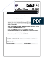 2024-JEE Advanced Full Test-1 - Paper-1 PDF