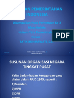 Susunan Pemerintahan Indonesia