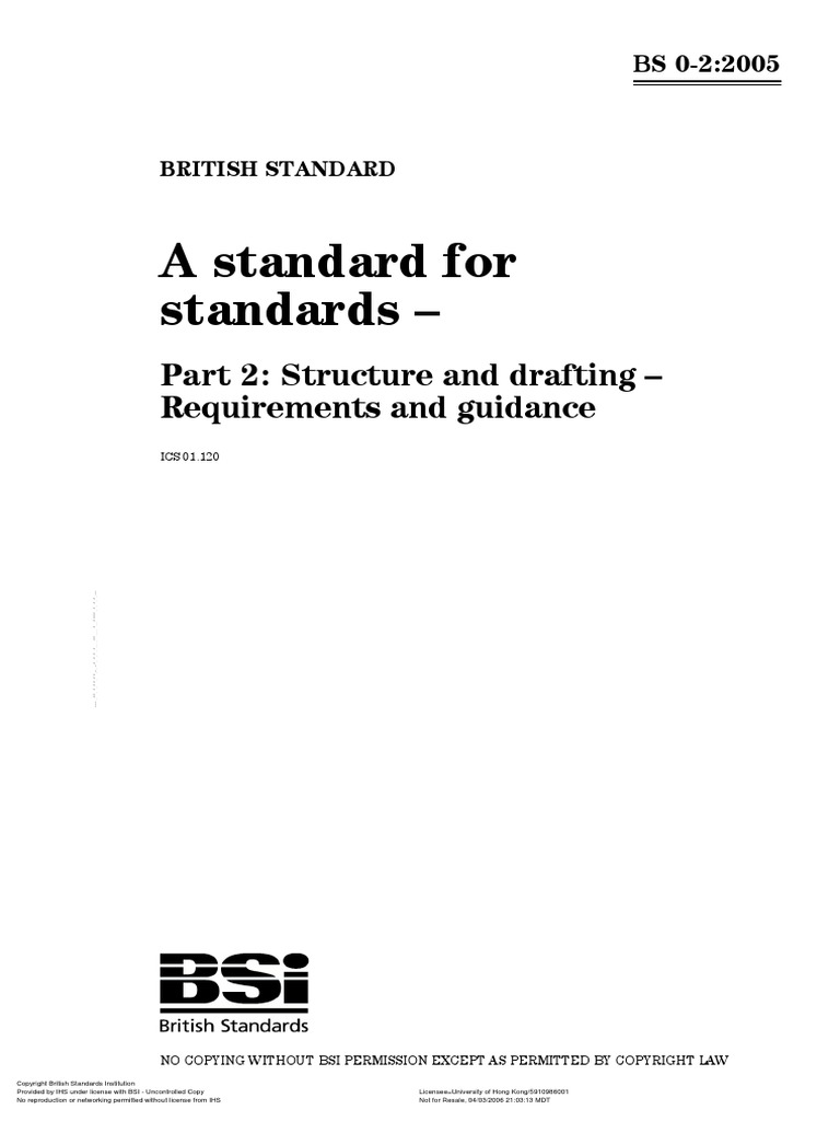 Bs0 2 2005 Pdf Specification Technical Standard Copyright