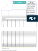 Training Plan Template Form