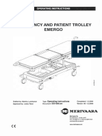 Merivaara - Operating Instructions - Emergency and Patient Trolley Emergo