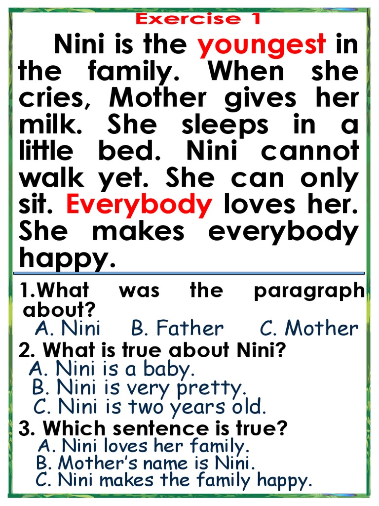 Developing Reading Power Exercises SKILL B 1-10 | PDF