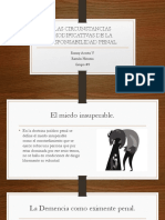 Las Circunstancias Modificativas de La Responsabilidad Penal PDF