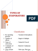 Types of Evaporators Explained