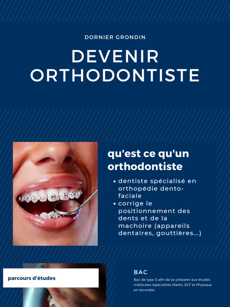 Diapo Orientation Orthodontiste PDF