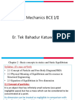 Applied Mechanics BCE I/II Static Equilibrium Concepts