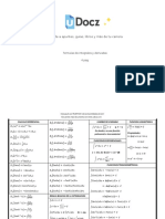 Formulas de Integrales y Derivadas 472944 Downloable 2765807