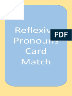 Reflexive Pronouns Card Match