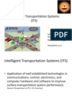 Intelligent Transportation Systems (ITS) : Lelitha Devi Vanajakshi Professor Dept. of Civil Engg