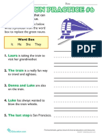 Pronoun Practice 6 PDF