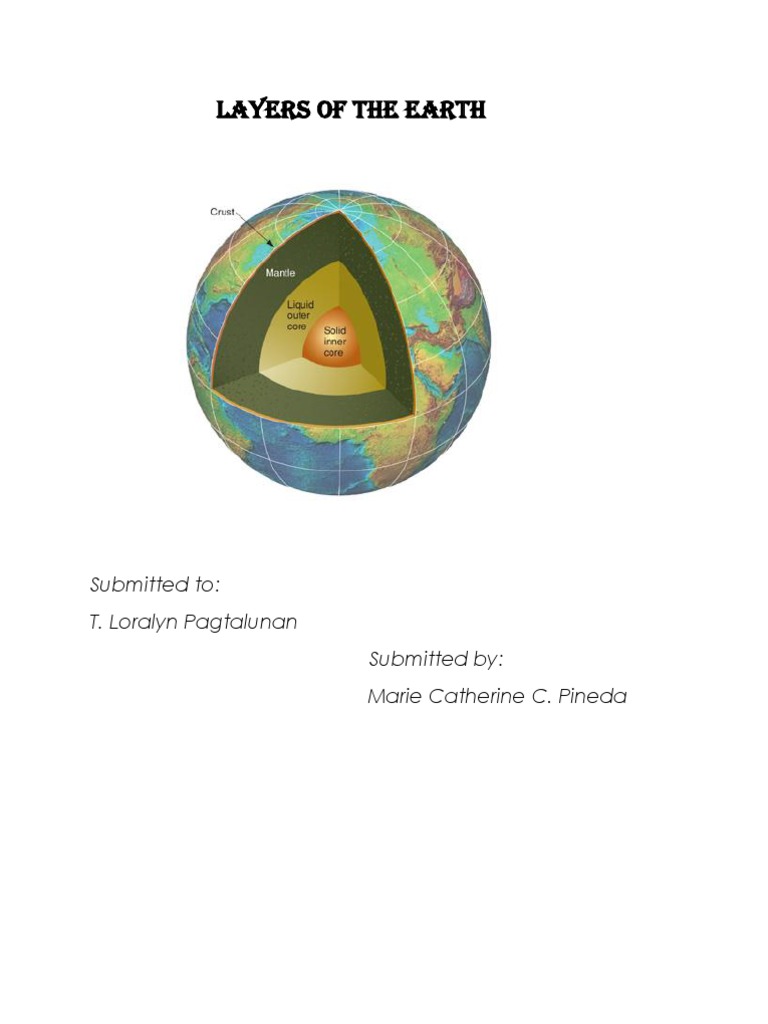 Layers of Earth's Interior Explained | PDF | Social Science