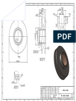 Diseño de polea guía con detalles y secciones