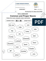 GR 3 Worksheet 2 - Chapter 1 - Grammar Proper, Common, Collective