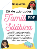 Kit Família Silábica