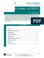 Lavoro e Previdenza n1. 161 Del 301.091.2019 Dilazione Debiti Contributivi1. Come Ottenere Il DURC1