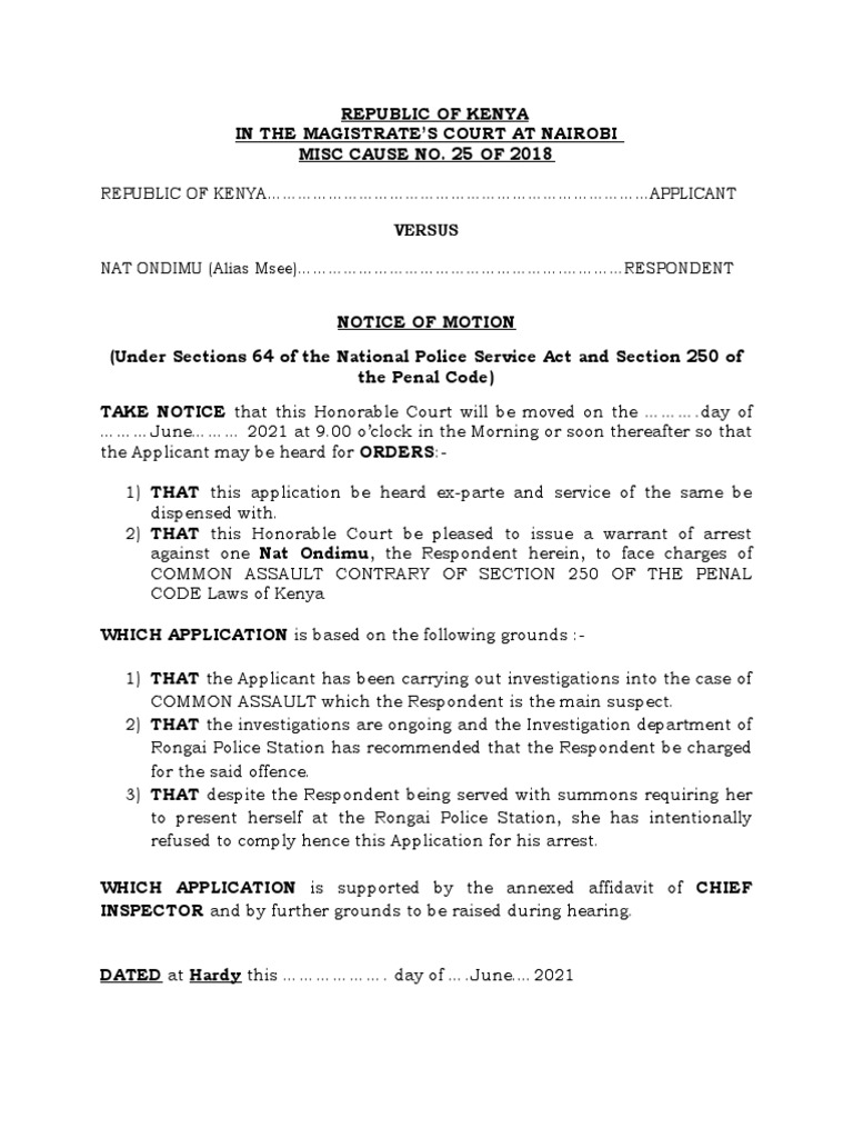 Warrant of arrest application pdf arrest arrest warrant