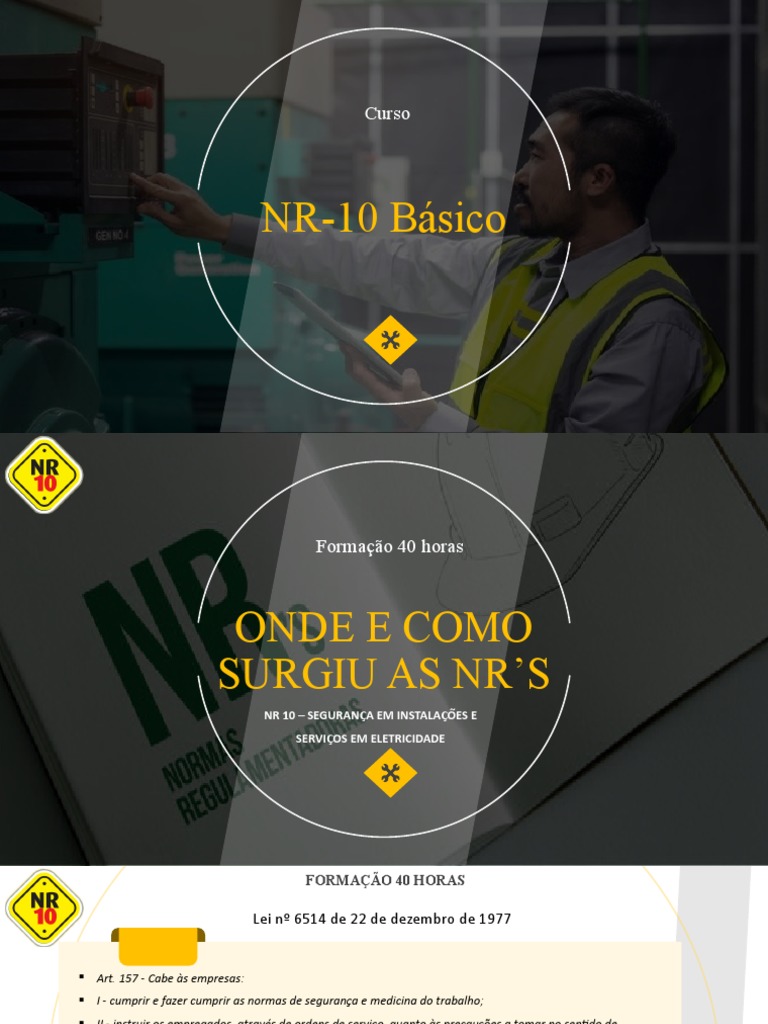 NR 10: Segurança em Eletricidade | PDF | Eletricidade | Geração de ...