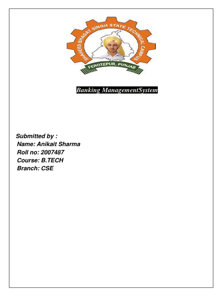 Bank Management System Project Overview | PDF | Object Oriented ...
