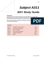 A311 Study Guide 2021