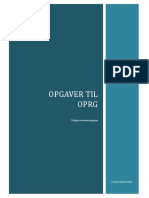 Opgaver Til OPRG - Aug2022 PDF