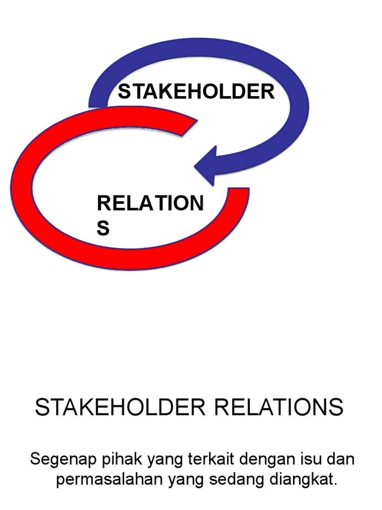 Stakeholder Relations Pdf
